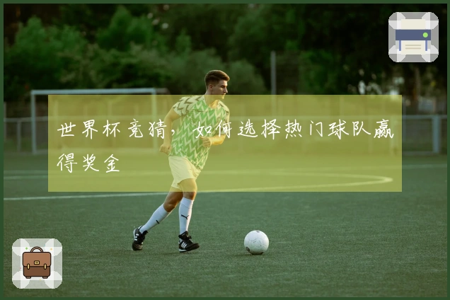 世界杯竞猜，如何选择热门球队赢得奖金