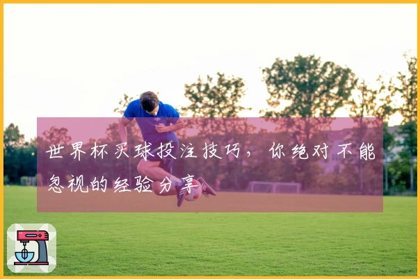 世界杯买球投注技巧，你绝对不能忽视的经验分享